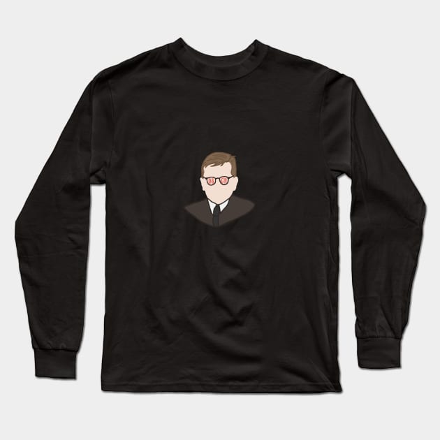 Shostakovich Long Sleeve T-Shirt by KatiaMart